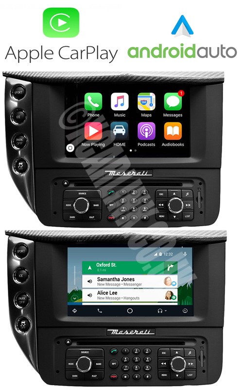 MASERATI GRANTURISMO (GT) / Quattroporte Apple CarPlay Android Auto Retrofit Interface Kit