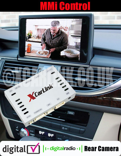 Audi 3G 3G+ MMI Multimedia Video Interface with DVB-T + DAB MMI Control