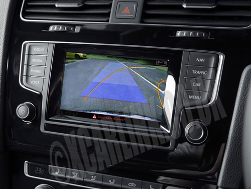 VW Golf Mark VII 7 Rear Reversing/Front Camera Interface with Dynamic Parking Guidelines