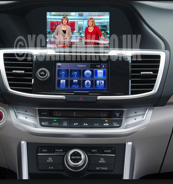 Honda Accord Rear Reversing Camera Multimedia Video Interface 2014 Onwards