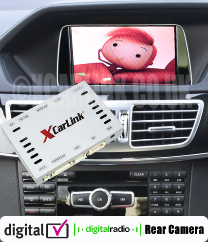 Mercedes Comand NTG4.5 Multimedia Video Interface with DVB-T + DAB Control 